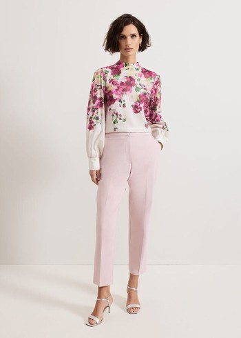 Phase Eight Ulrica Tapered Trousers Rose Canada | GTRWVL-503